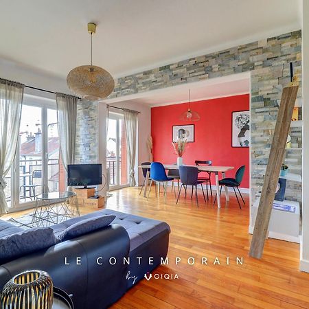 Ferienwohnung Le Contemporain ~ Balcon ~ Parking Dijon Exterior foto