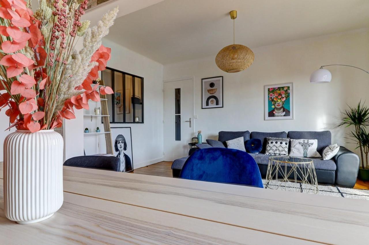Ferienwohnung Le Contemporain ~ Balcon ~ Parking Dijon Exterior foto