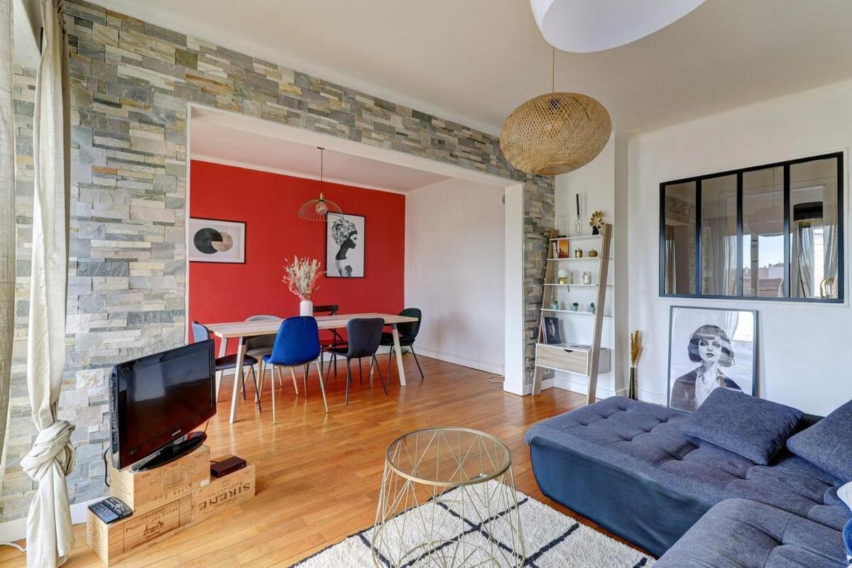 Ferienwohnung Le Contemporain ~ Balcon ~ Parking Dijon Exterior foto